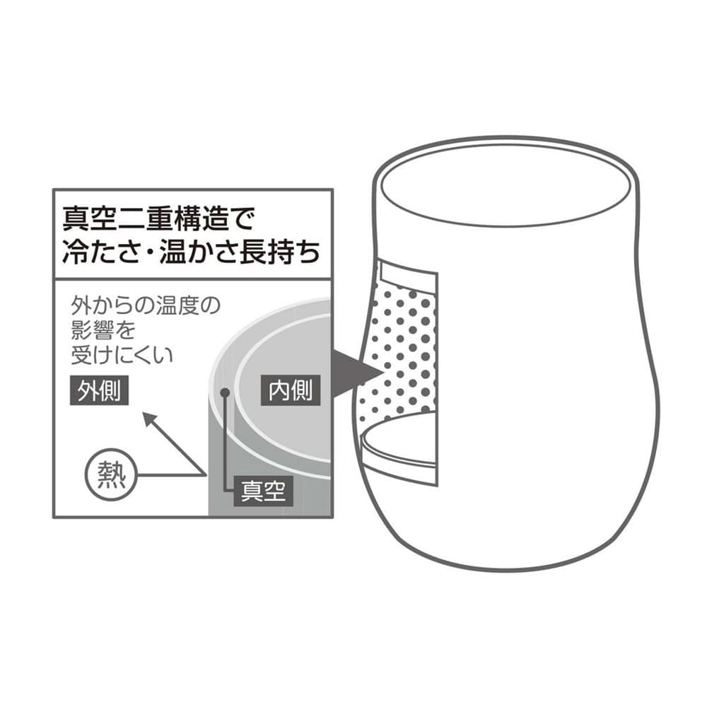 「香る」真空二重タンブラー240(シルバー・ミラー) UE-3570 【タンブラー】シルバー・ミラー