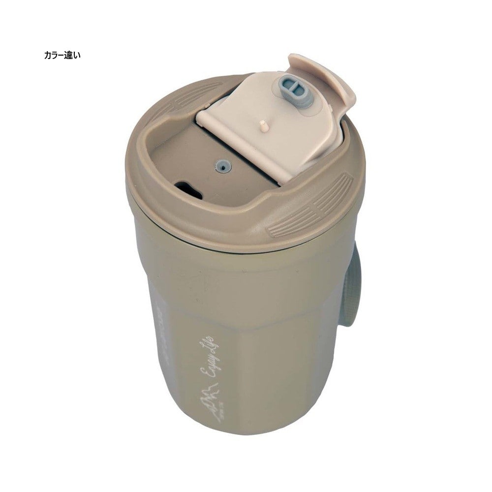 モンテ 真空二重フラップリッドタンブラー350(レッド) UE-3617 レッド