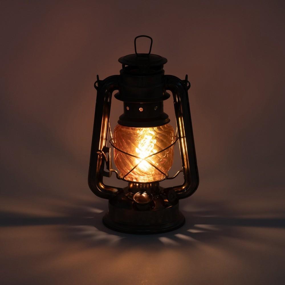 CS オイルランタン〈中〉用ホヤ アンティークアンバー UK-5016 アンティークアンバー