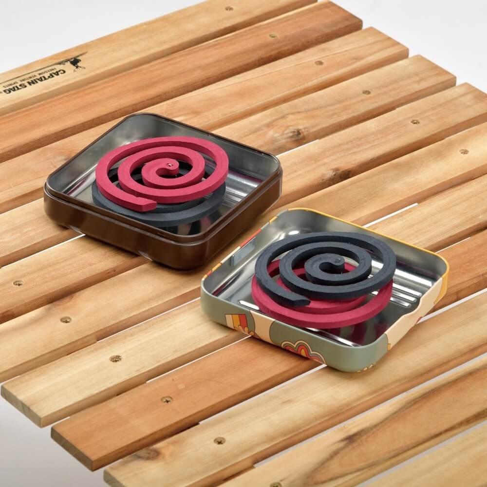 蚊取り線香スタンドケース(レトロフラワー) UM-1660 レトロフラワー