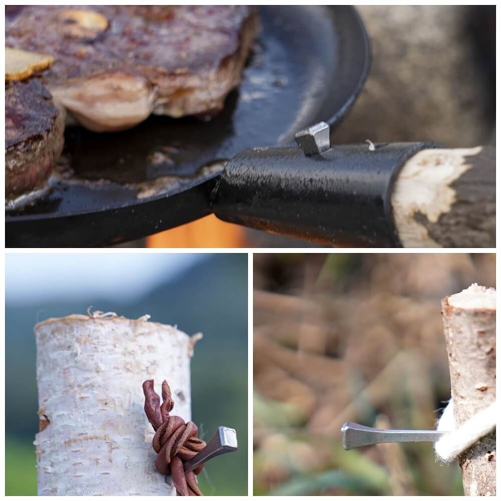 Bush Craft　たき火フライパンの釘 10本入