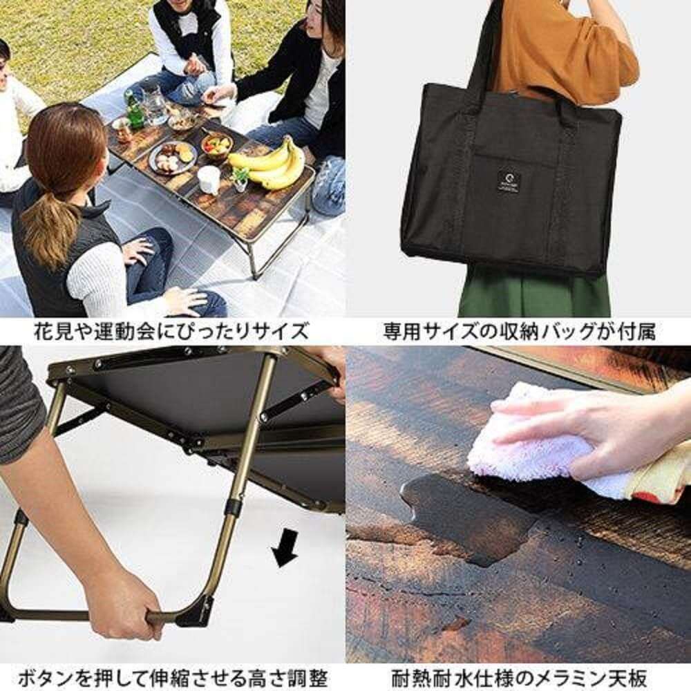 折りたたみ　三つ折り　ミニテーブル　ＱＣ－３ＦＴ９０Ｖ