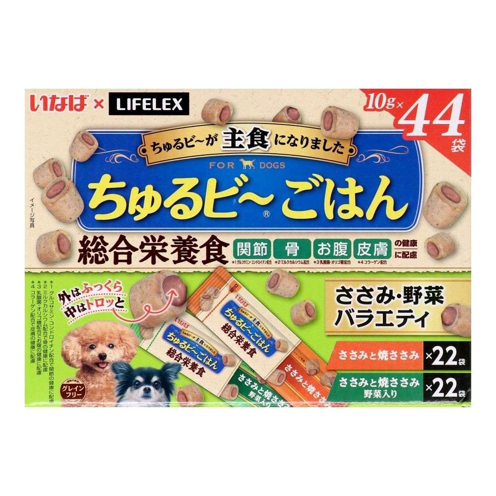 LIFELEX　犬ちゅるビ～ごはん　４４袋　総合栄養食　ＫＮＤ－１２　（コーナン限定増量パック）