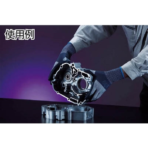 ■ミドリ安全　塩化ビニール製　使い捨て手袋　粉付　　ＳＳ　（１００枚入）