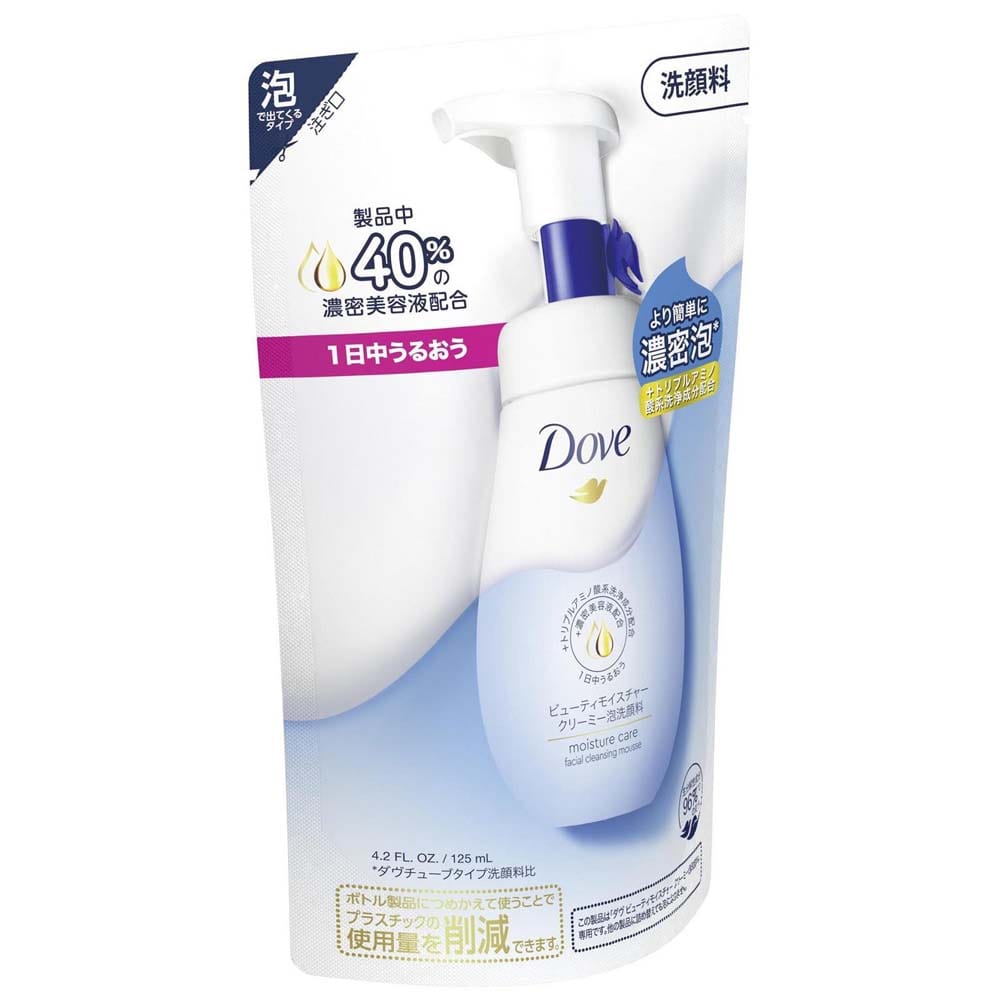 ユニリーバ ダヴ 泡洗顔詰替 モイスチャー １２５ｍｌ モイスチャー 詰替 125ml