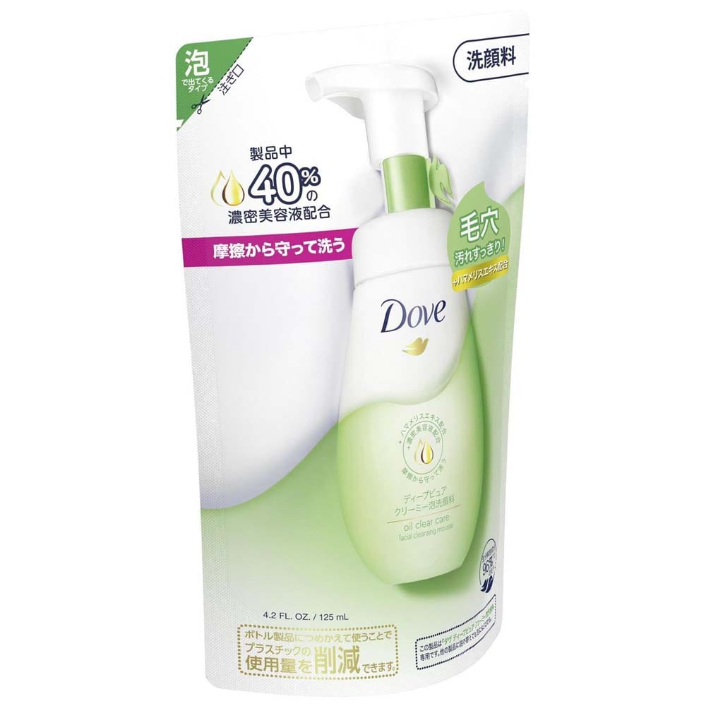 ユニリーバ ダヴ 泡洗顔詰替 ディープピュア １２５ｍｌ ディープピュア 詰替 125ml