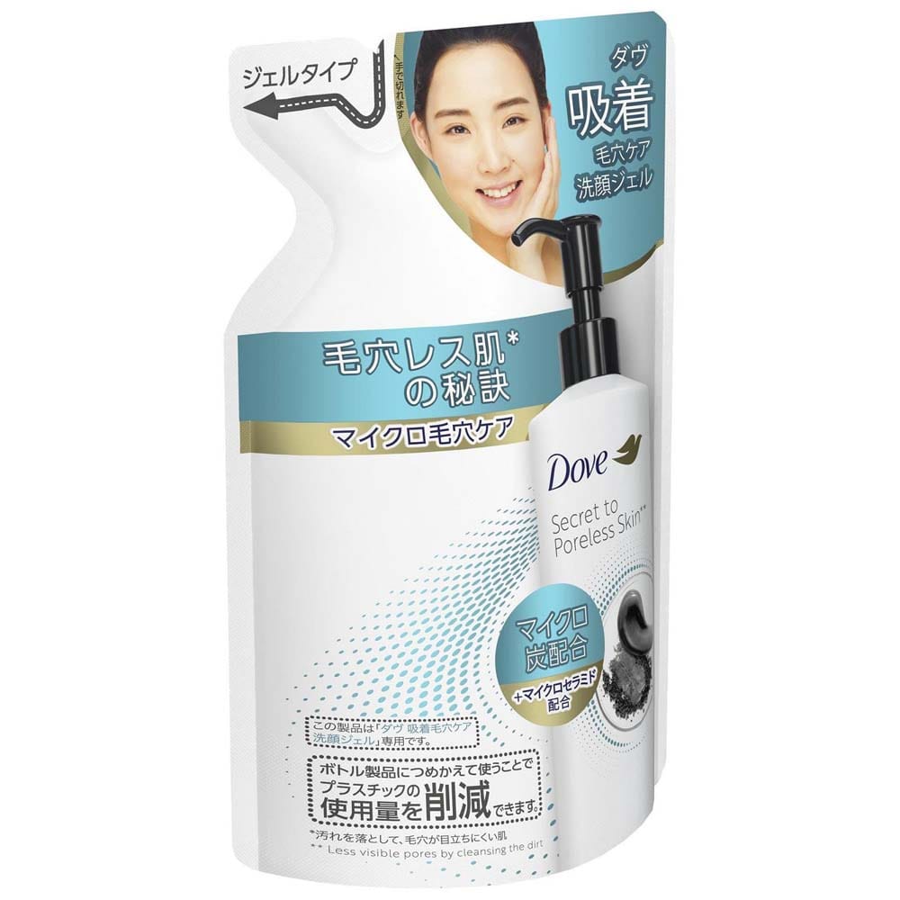 ユニリーバ ダヴ 吸着毛穴ケア 洗顔ジェル詰替 １４０ｍｌ