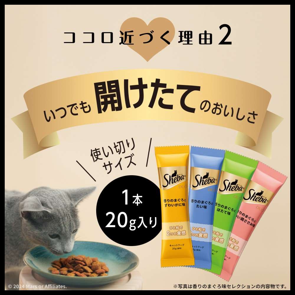 シーバ　デュオ　キャットフード　ドライ　香りのまぐろ味セレクション　２００ｇ　成猫用 香りのまぐろ味セレクション