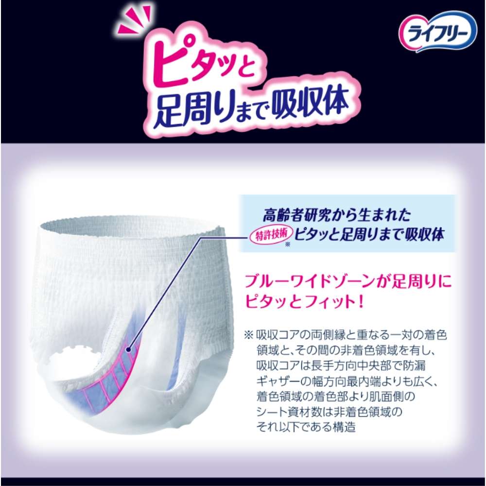 ユニ・チャーム　ライフリー　夜用あんしんパンツ5回吸収 5回