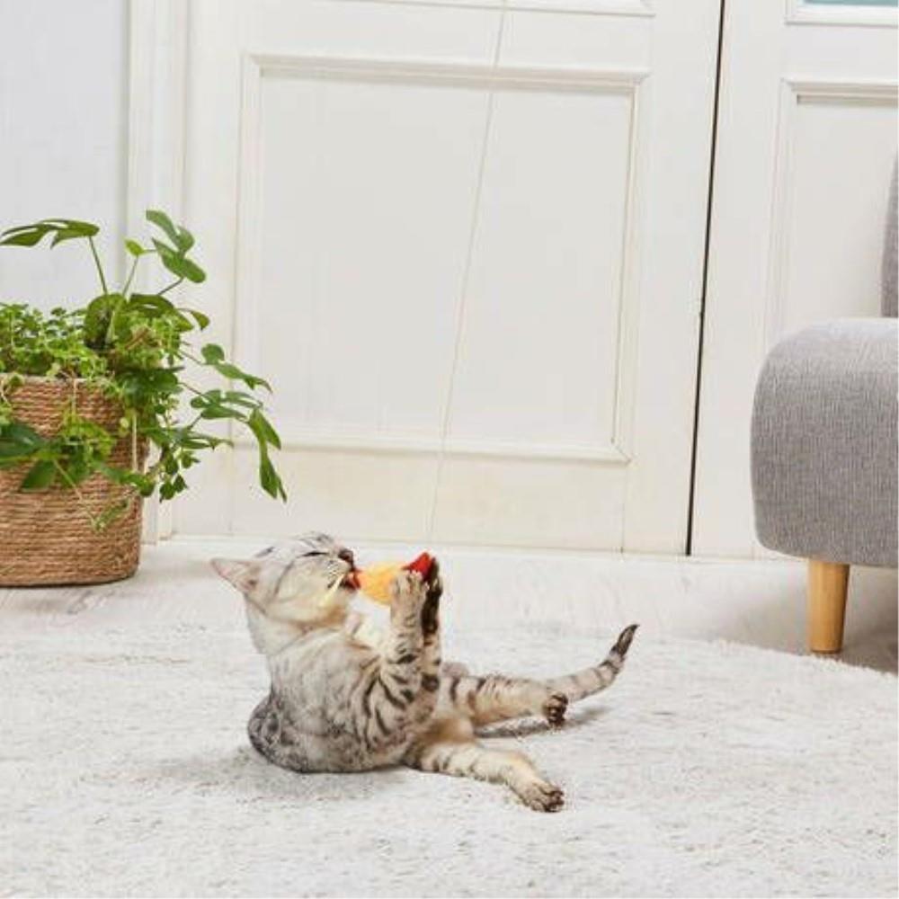 ペティオ　猫用おもちゃ　けりぐるみ　ｄｅ　じゃらし　ミニエビ天