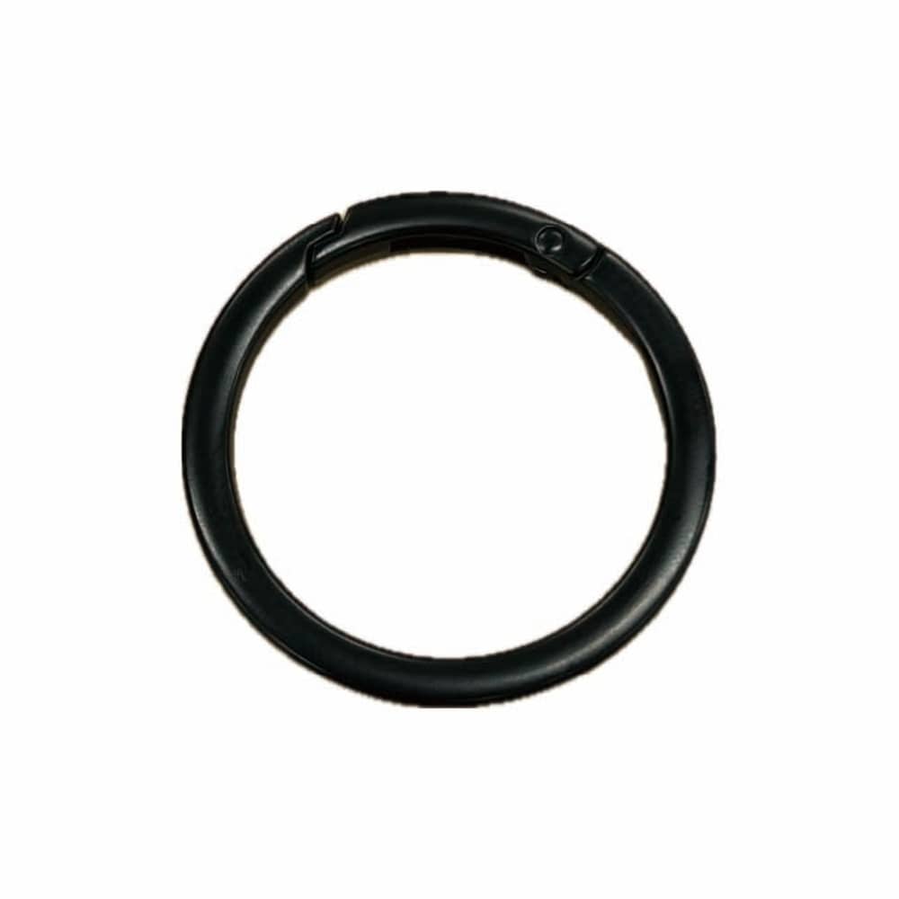和気産業　丸カラビナ　ブラック　ＢＫ－１０３３　４８ｍｍ
