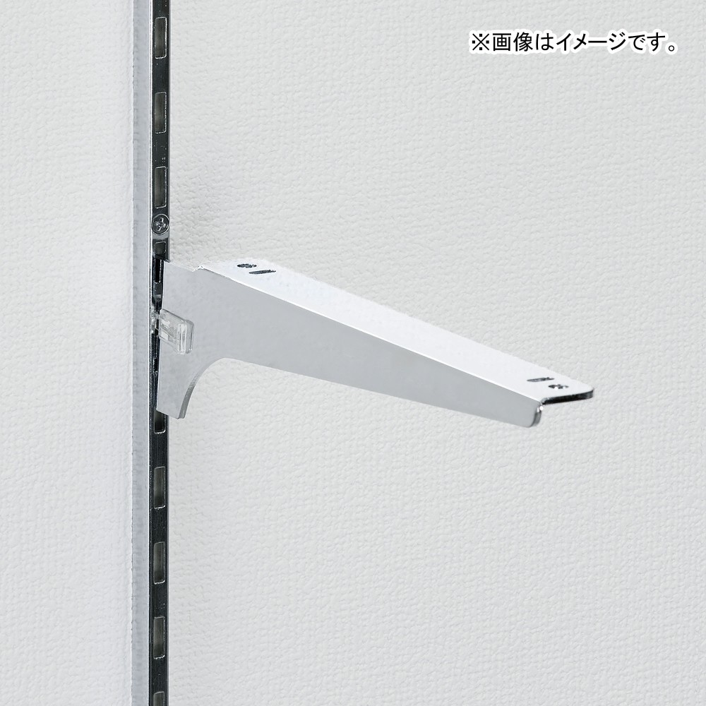 和気産業　木棚用ブラケット左　ＳＷＴ１０４ー２００Ｌクローム クローム 200L