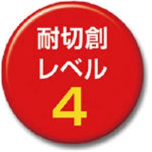 ■サミテック　耐切創手袋“サミテックＰＳ６”　Ｓ　グレー　4481 4481