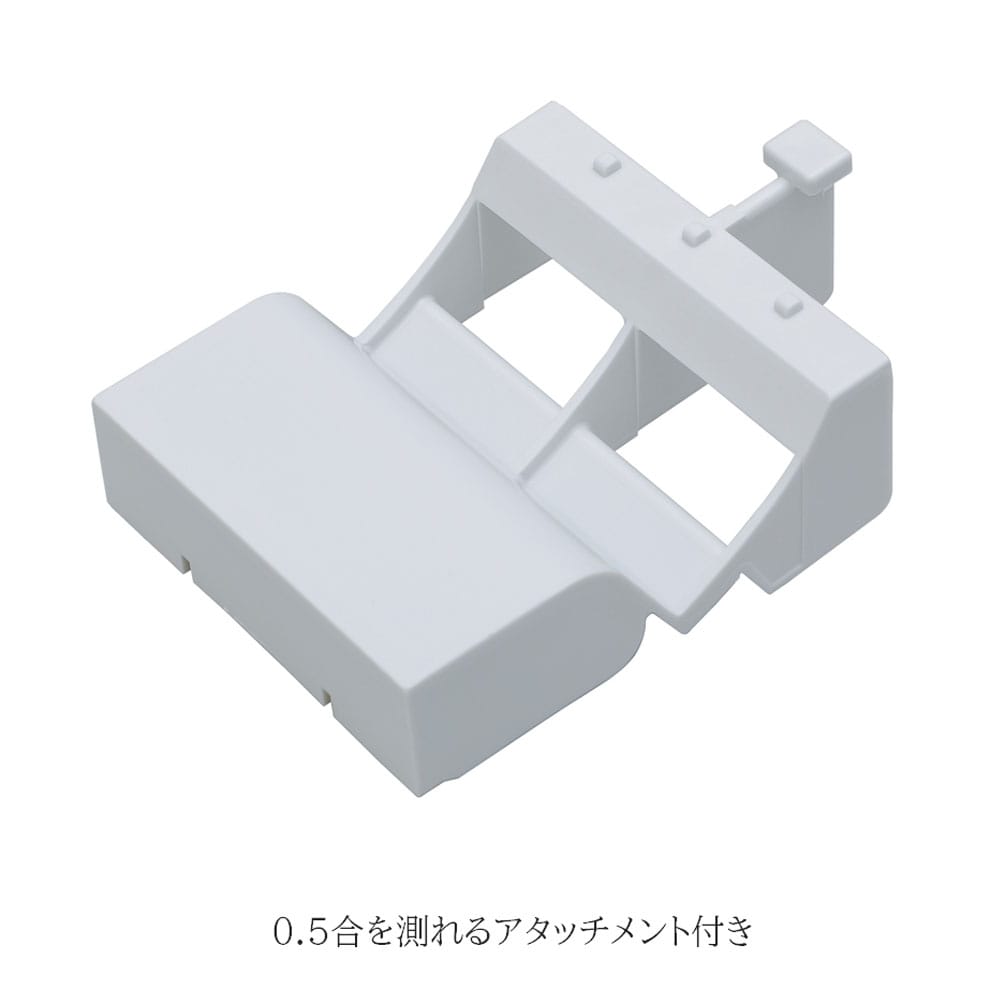 エムケー精工　計量米びつ6kgタイプ ライスエースS ホワイト ＲＣＢ－０６ＳＷ ホワイト