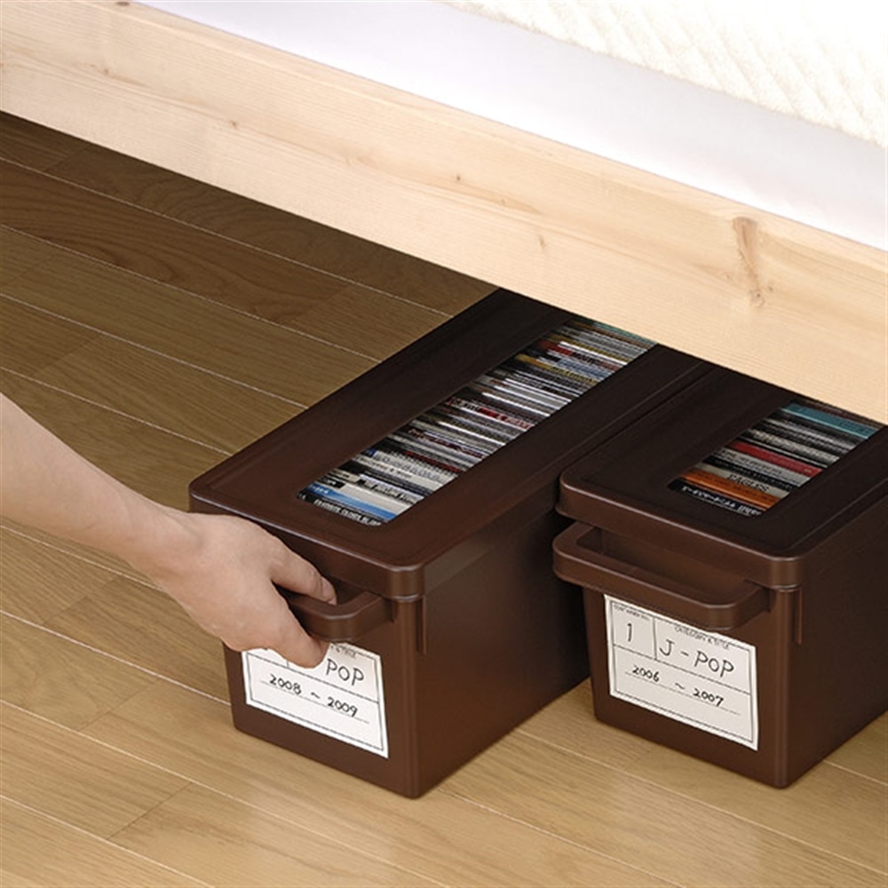 イノマタ化学 メディアコンテナ４５１ＣＤ　ブラウン　　（フタツキ） ブラウン