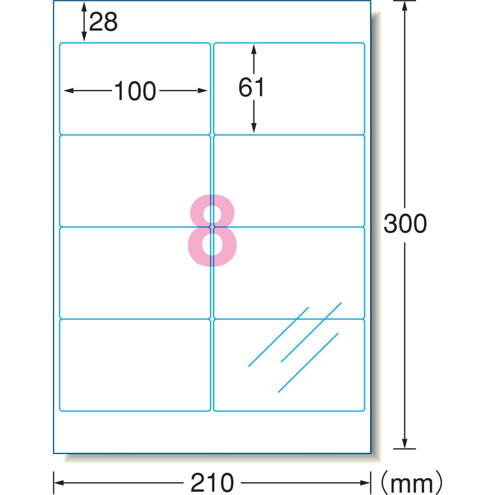3M エーワン （TM）  透明保護フィルム 100×61mm （6枚入） 79208