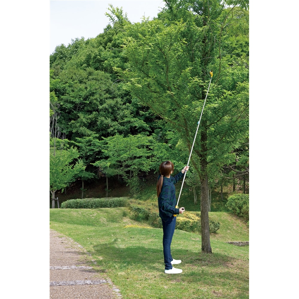 ムサシ 高枝採集鋏 すご腕プッシュカットアンビル刃 No.521(No521): ガーデニング・農業資材|ホームセンターコーナンの通販サイト