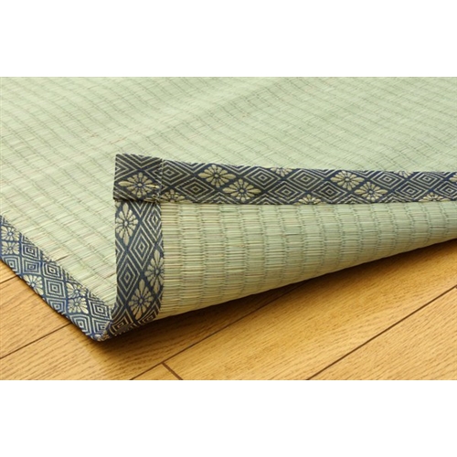 イケヒコ・コーポレーション(IKEHIKO) 　純国産　糸引織　い草上敷カーペット　『湯沢』　六一間３畳　約１８５×２７７ｃｍ 六一間３畳　約１８５×２７７ｃｍ