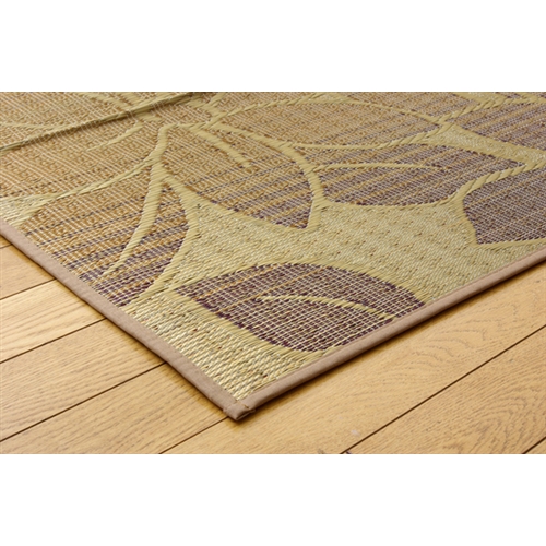 イケヒコ・コーポレーション(IKEHIKO) 　純国産　袋織　い草ラグカーペット　『ＤＸなでしこ』　ベージュ　１９１×２５０ｃｍ（裏：不織布） ベージュ　１９１×２５０ｃｍ