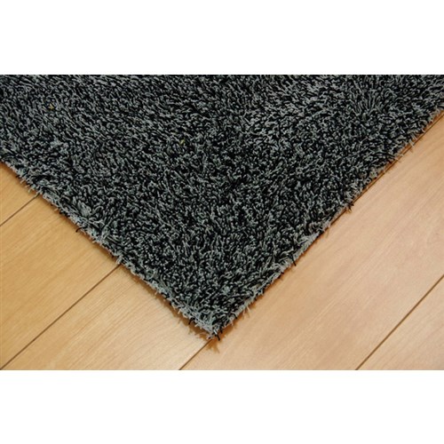 イケヒコ・コーポレーション(IKEHIKO) 　ラグ カーペット 3畳 洗える タフト風 『ノベル』 グレー 約140×340cm 裏:すべりにくい加工 （ホットカーペット対応） グレー 約140×340cm
