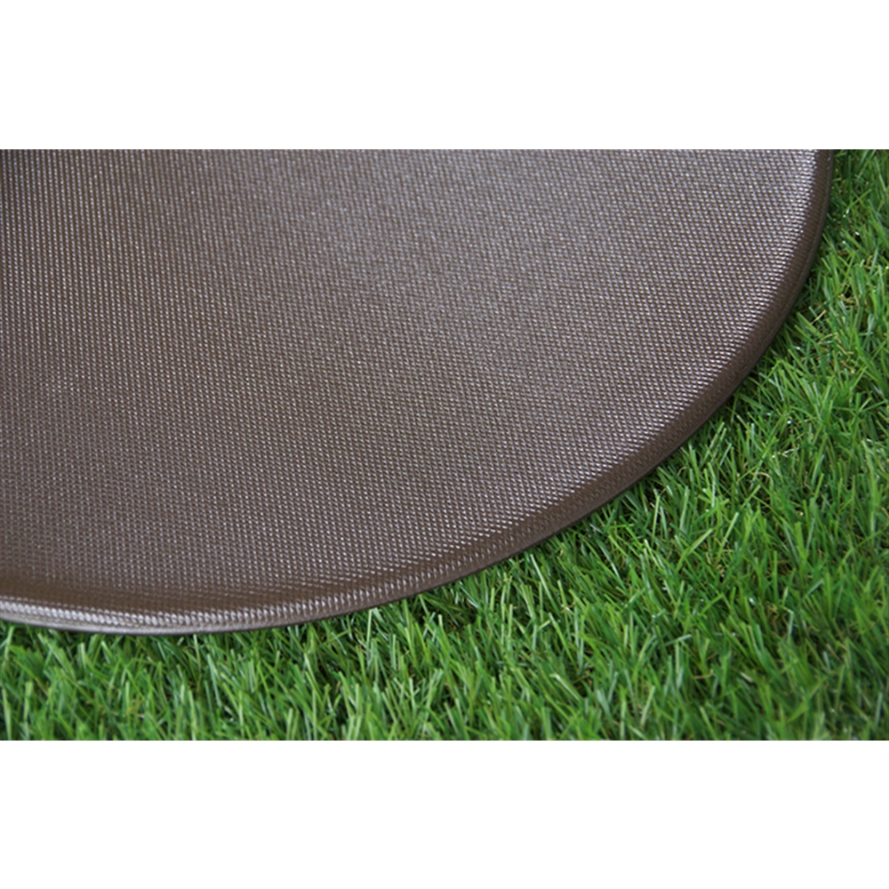 イケヒコ・コーポレーション(IKEHIKO)　チェアパッド PVC使用 芝生 約38cm丸 円形 裏:すべりにくい　「PVCチェアパッド」 グリーン
