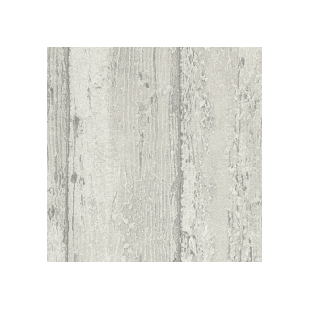 カセン和紙工業 貼ってはがせるフリース壁紙　KF-9105（木目ホワイトグレー） 木目ホワイトグレー