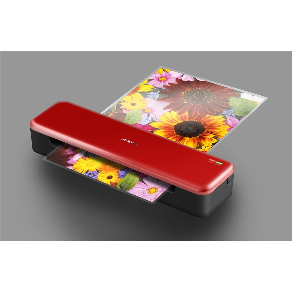 アイリスオーヤマ（IRIS OHYAMA） 高速起動ラミネーター(4本ローラータイプ) HSL-A34-R(レッド):  文房具・事務用品|ホームセンターコーナンの通販サイト