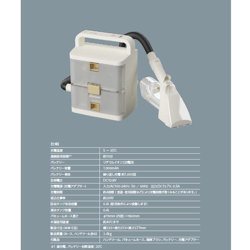 アイリスオーヤマ（IRIS OHYAMA）　コードレスリンサークリーナー　ＲＮＳ－Ｂ４００Ｄ