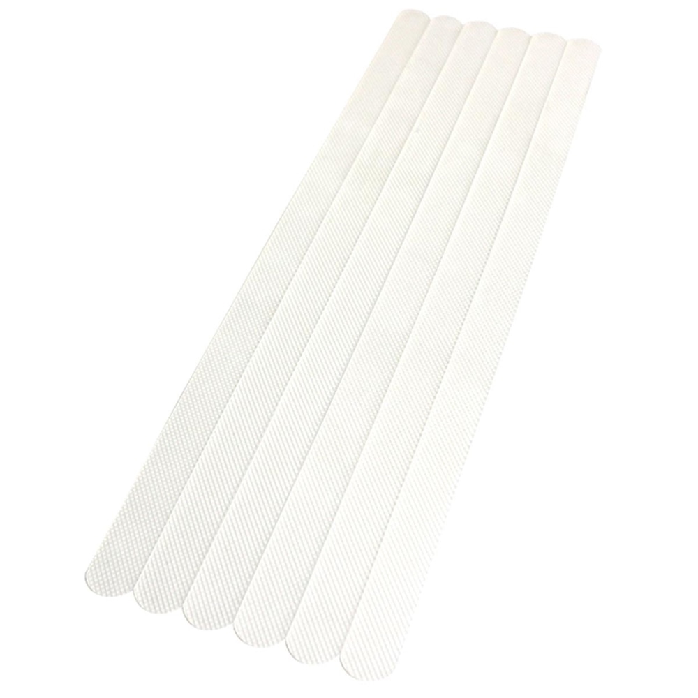【アウトレット】お風呂の目立たないすべり止め　20mmＸ380mmＸ0.9mm　6枚入　ST-43 20mmＸ380mmＸ0.9mm