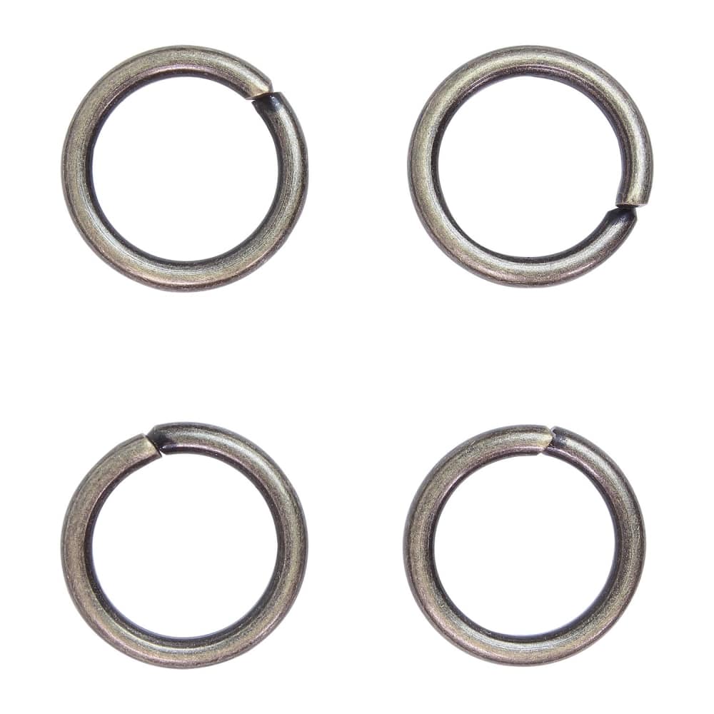 アンティークリング　真鍮ブロンズ　13mm　4個入　No1004 真鍮ブロンズ