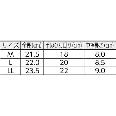 ■おたふく　豚革甲メリヤスマジック付　紺　ＬＬ　R-29-N-LL R-29-N-LL