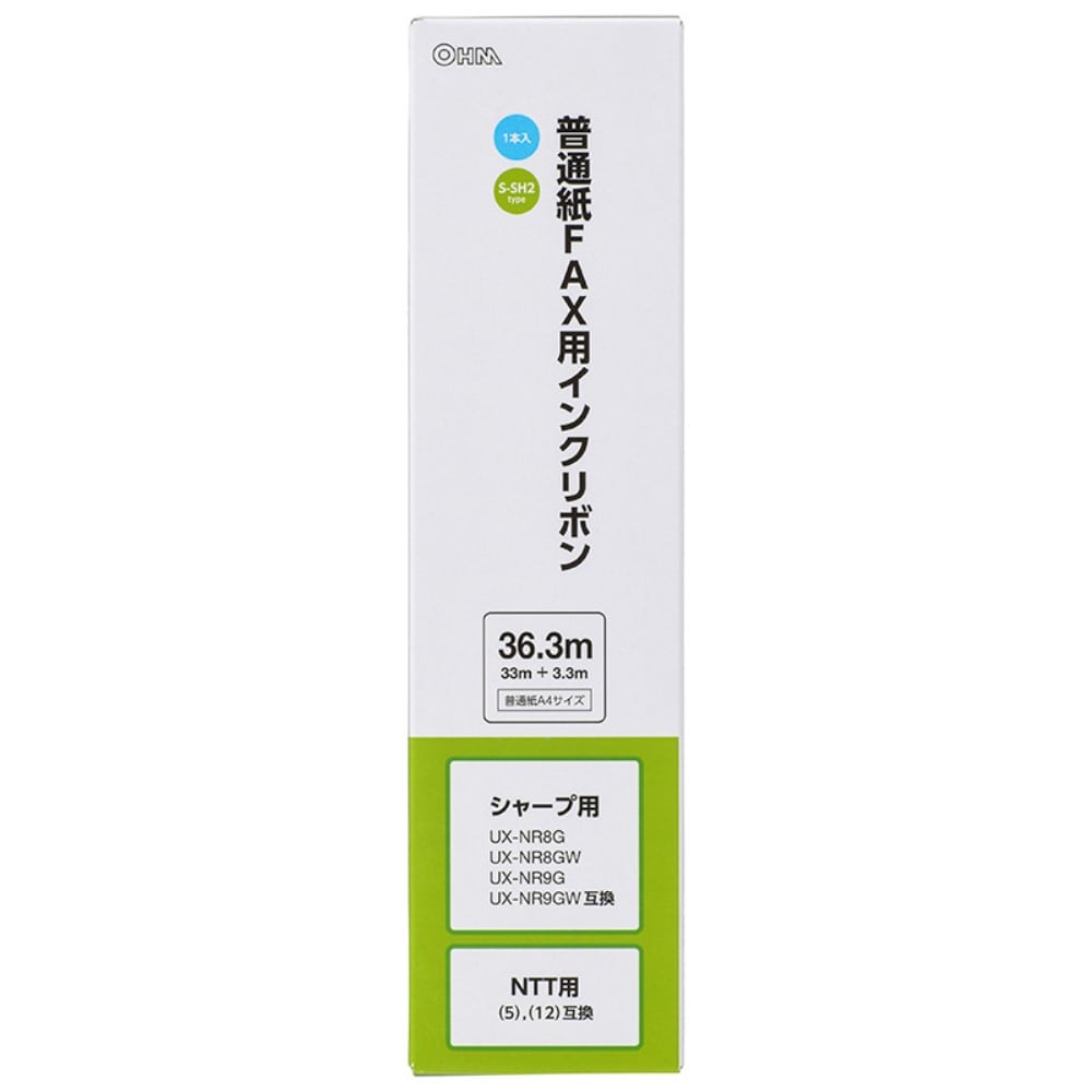 オーム電機　ＦＡＸリボンＳ－ＳＨ　ＯＡＩ－ＦＨＤ３６Ｓ 1本入り