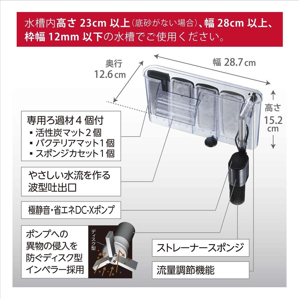 ＧＥＸ　スリムフィルター　ＤＣ‐ＸＬ４ ＤＣ‐ＸＬ４