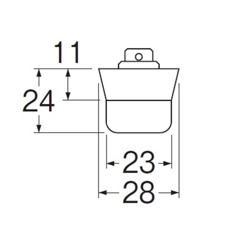 SANEI バス用Ｊ型クサリ付ゴム栓PH26