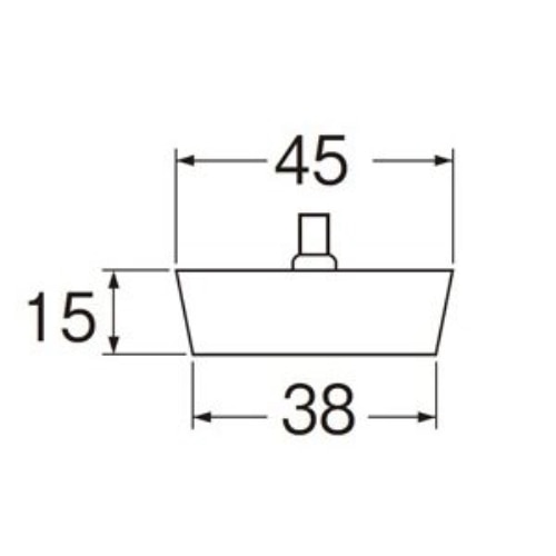 SANEI バス用クサリ付ゴム栓 PH29-45 PH29-45