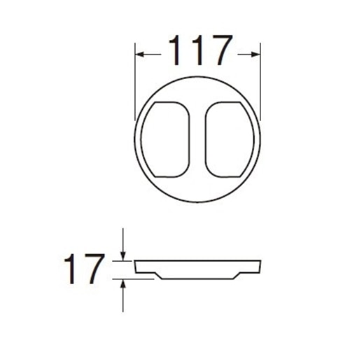 SANEI 流し排水栓フタPH63F-3