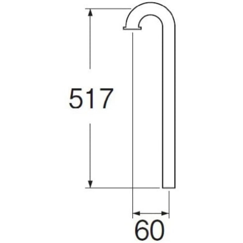 SANEI Ｓパイプ PH70-66-25X515 25Ｘ515