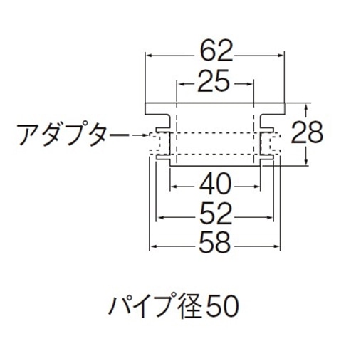 SANEI クリーンパッキンPH70-90-25B-25X50 25Ｂ