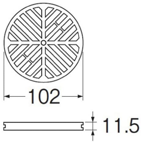 SANEI ユニットバス用トラップ皿PH91F