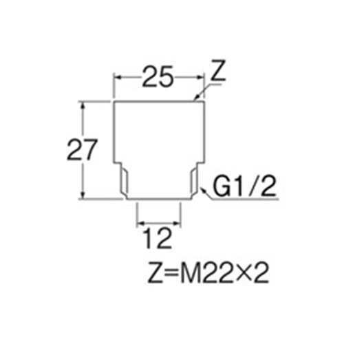 SANEI シャワヘッドアダプターPT250-31 PT-250-31