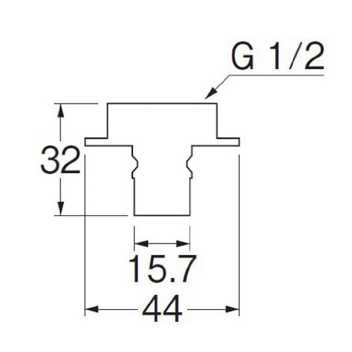 SANEI 洗濯機用ニップルPT332T-13