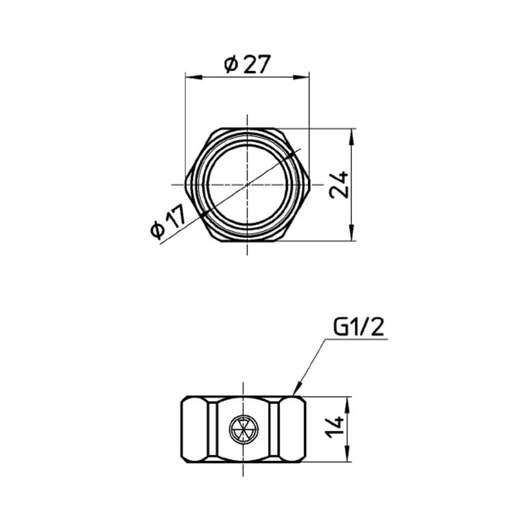 SANEI 巻ベンリーカン用ナットセットJT191-2S-13
