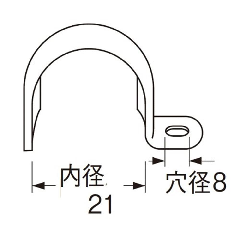 SANEI 片サドルバンドJR63-5S-16 内径21mm