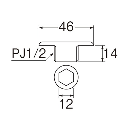 SANEI 化粧プラグJR701-13