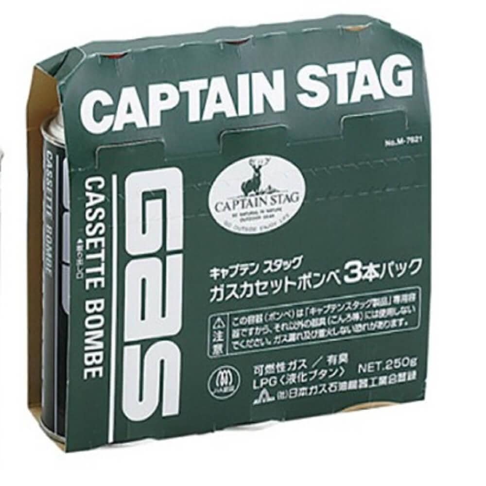 ガスカセットボンベ3本パック M-7621