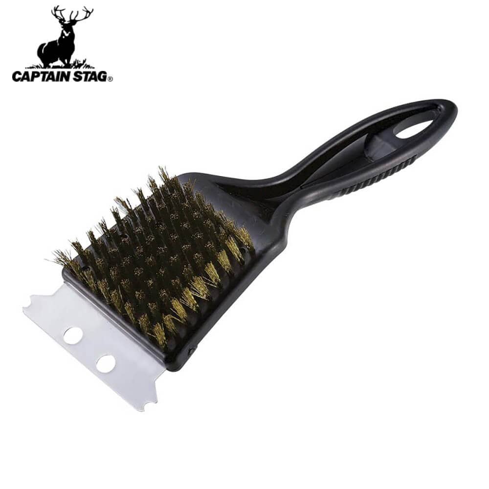 レスト 鉄板焼器･アミ用ブラシ(ブラック) M-7628