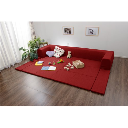 フロアマットソファL A683a－563RED(ダリアンレッド) インテリア ホームセンターコーナンの通販サイト