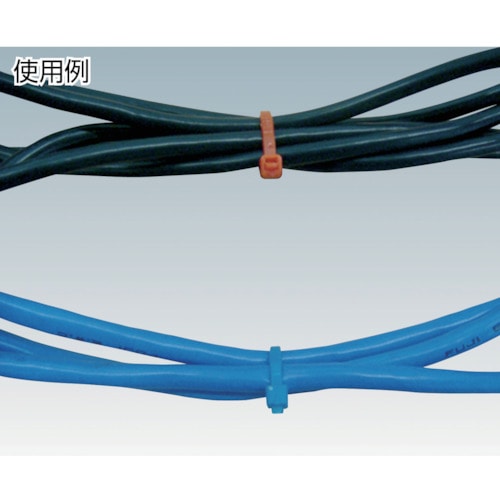 ■ＴＲＵＳＣＯ　カラーケーブルタイ　緑　幅４．８Ｘ２５ TRCVR-250GN グリーン