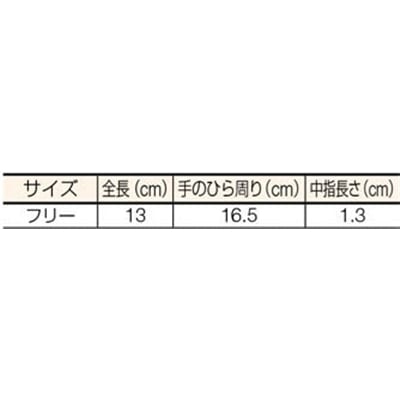 ■トラスコ中山(TRUSCO)　クリーンルーム用インナー手袋ハーフサイズ  TPG-311 TPG-311
