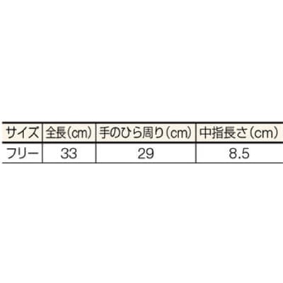 ■トラスコ中山(TRUSCO)　クリーンルーム用耐熱手袋　３３ＣＭ　フリーサイズ  TPG-651 TPG-651